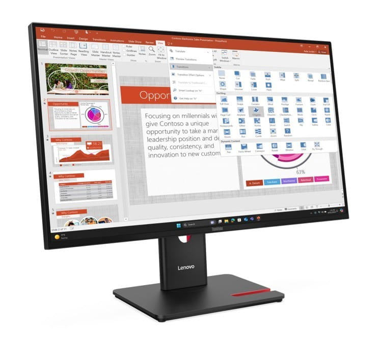 Lenovo Monitor ThinkVision T27-40 27 cali 64A5ZAT6EU