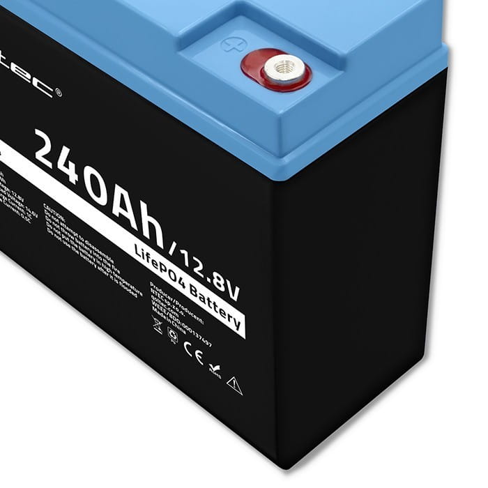 Qoltec Akumulator LiFePO4 Litowo-Żelazowo-Fosforanowy | 12.8V | 24Ah |  307.2Wh | BMS