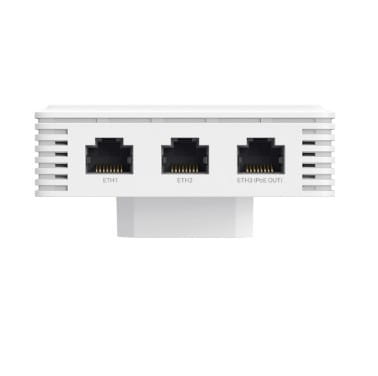 TP-LINK Punkt dostępowy naścienny Omada BE3600 Dual-Band Wi-Fi7 Access Point   PORT:  Uplink: 1× 2.5G RJ45 Port; Downlink: 1× 2.5G RJ45 Port +2× 1G RJ