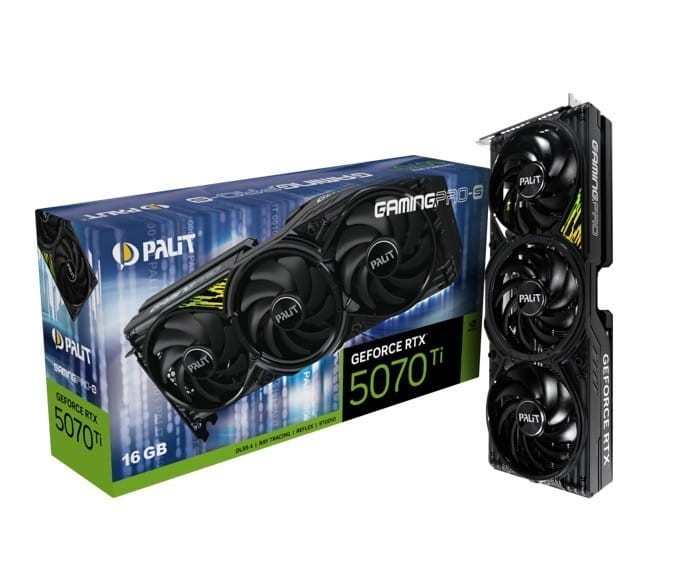 Palit Karta graficzna RTX 5070 Ti GAMING PRO-S 16GB GDDR7 256bit 3DP/HDMI