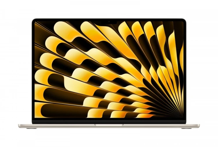 Apple MacBook Air 15.3 cala: M4 10/10, 24GB, 512GB - Księżycowa Poświata