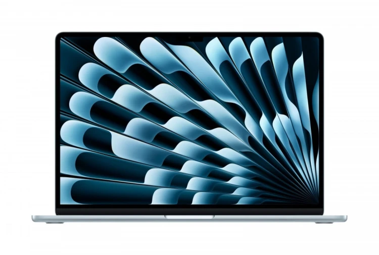 Apple MacBook Air 15.3 cala: M4 10/10, 16GB, 512GB - Błękitny