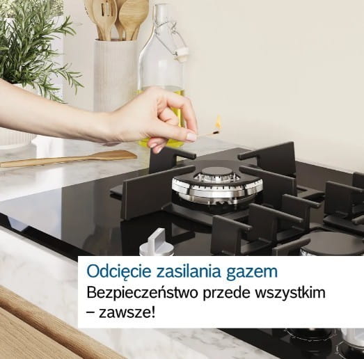 Bosch Płyta gazowo-szklana POH6B6K30