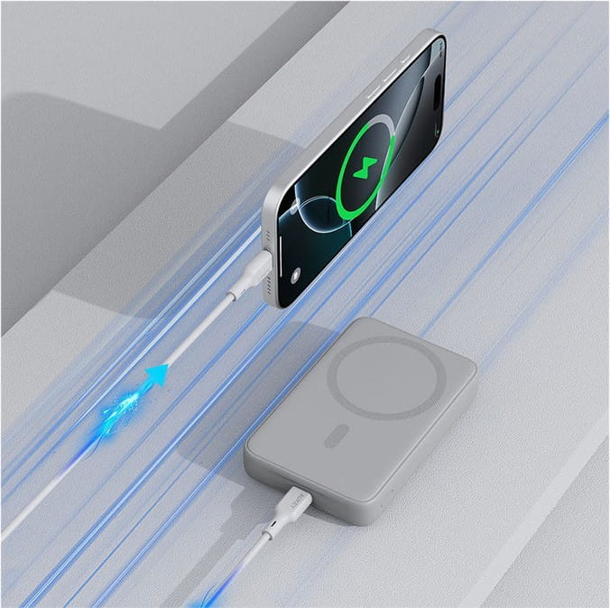 AUKEY PB-MS04 White Qi2 PowerBank | 10000mAh | 20W | MagSafe PD