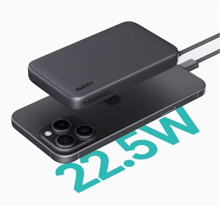 AUKEY PB-Y53P PowerBank | 10000mAh | 22.5W | 4xUSB | kabel USB-C