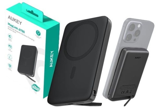 AUKEY PB-MS01 MagSafe PowerBank | 6700mAh | 20W | LED | USB-C