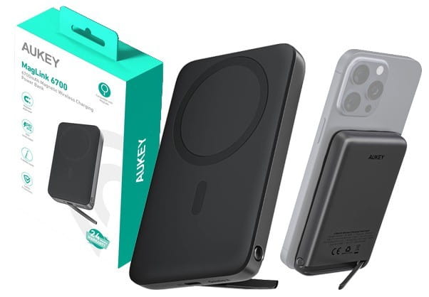 AUKEY PB-MS01 MagSafe PowerBank | 6700mAh | 20W | LED | USB-C