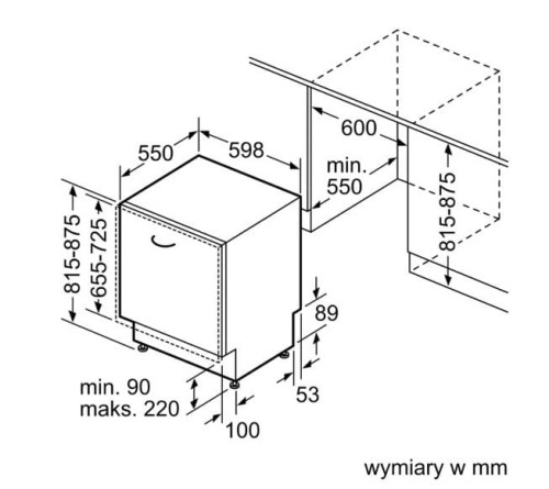 Bosch Zmywarka SMV25AX07F