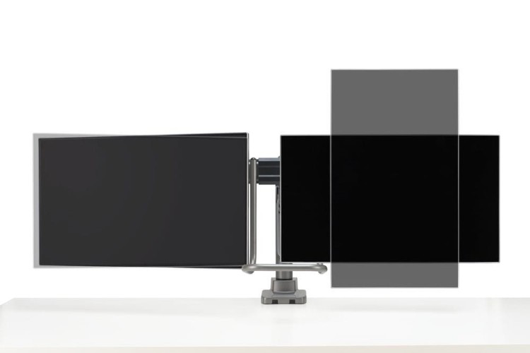 Kensington Ramię do monitora podwójne SmartFit