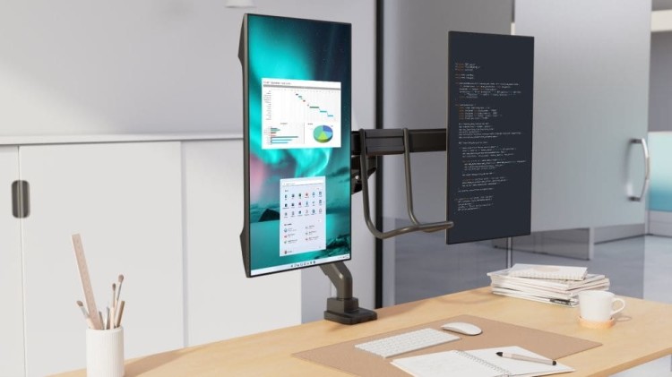 Kensington Ramię do monitora podwójne SmartFit