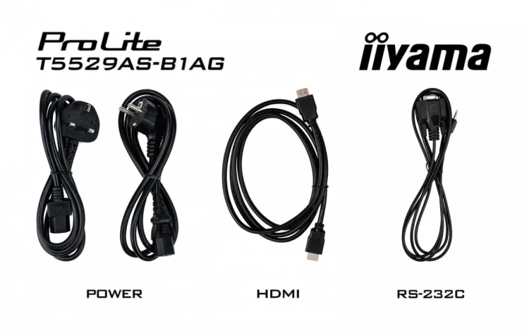 IIYAMA Monitor 55 cali T5529AS-B1AG VA,4K,HDMIx2,USB-C,RJ45,2x10W,WiFi,     Android 14, Signal FailOver, Whiteboard, iiSignage2 (CMS), iiControl (DMS)