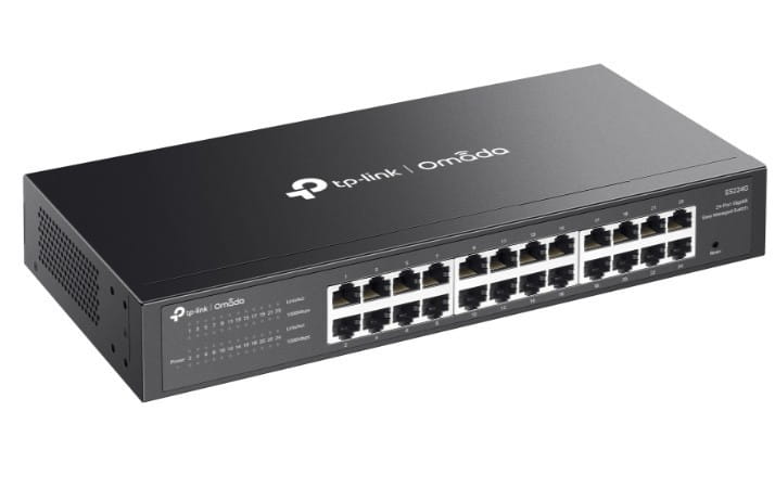 TP-LINK Przełącznik Omada 24-Port GB Easy Managed Switch                      PORT: 24× Gigabit RJ45 Ports                                 |