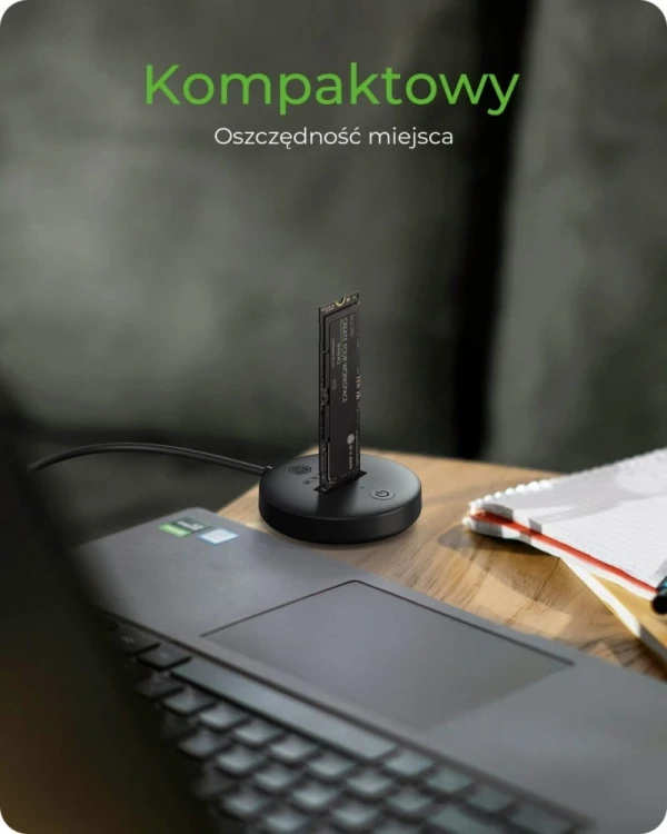 IcyBox Stacja dokująca dla NVMe+SATA SSD IB-1610MCD-C31