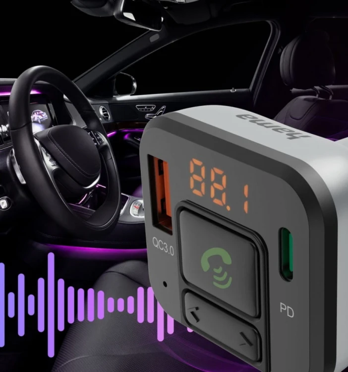 Hama Transmiter FM z bluetooth i ładowarką 20W