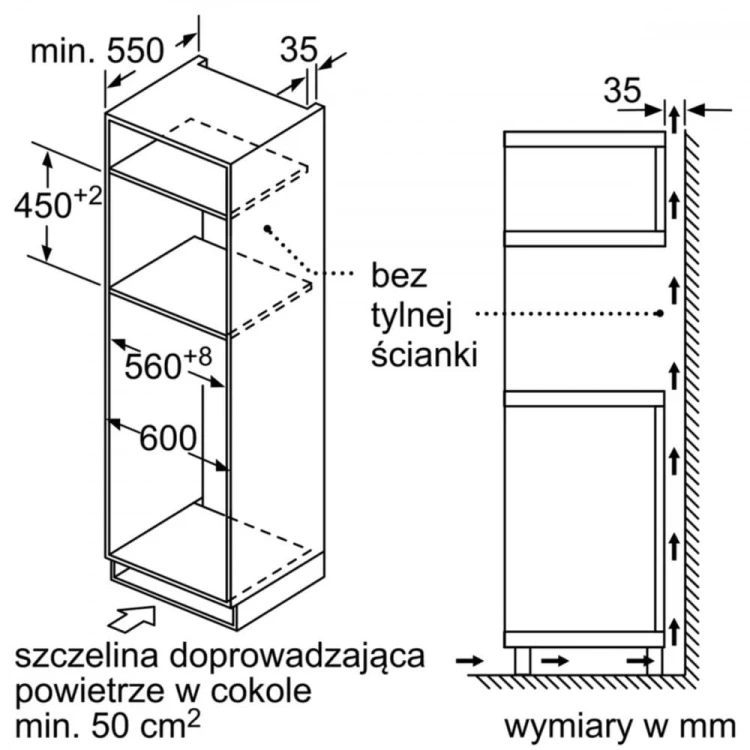 Bosch Kuchnia mikrofalowa termoobieg CMA585GB1