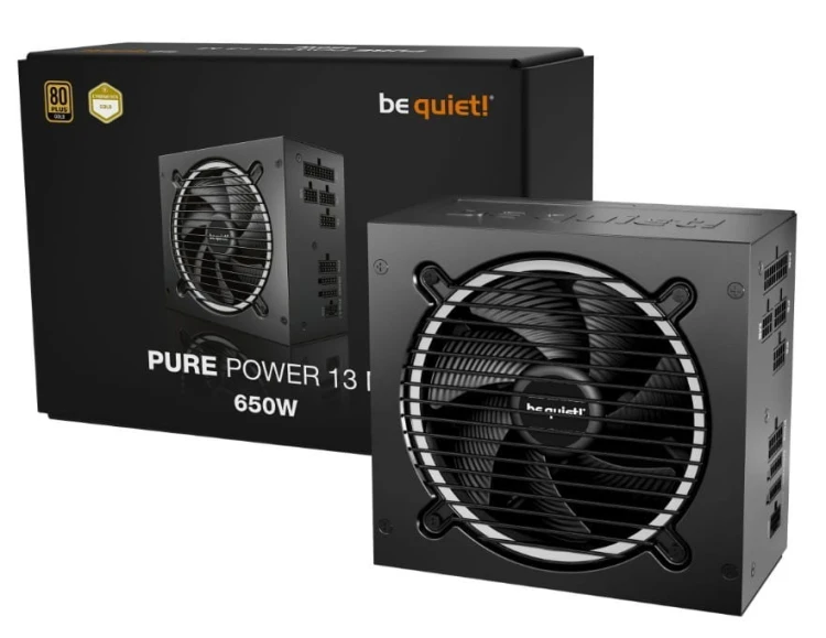 Be quiet! Zasilacz Pure Power 13 M 650W ATX 3.1 80+ GOLD