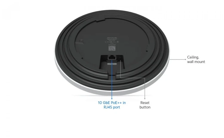 UBIQUITI Punkt dostępowy U7-Pro-XG, Wi-Fi 7 BE10800, 1x 10GE