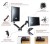 ART Uchwyt biurkowy na sprężynie gazowej do 2 monitorów LED/LCD 13-27 cali L-13GD
