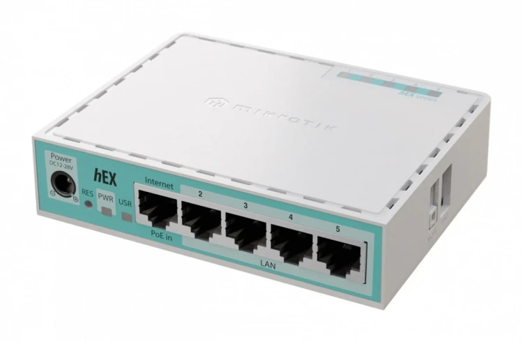 MikroTik Router hEX 5xGE USB PoE IN E50UG