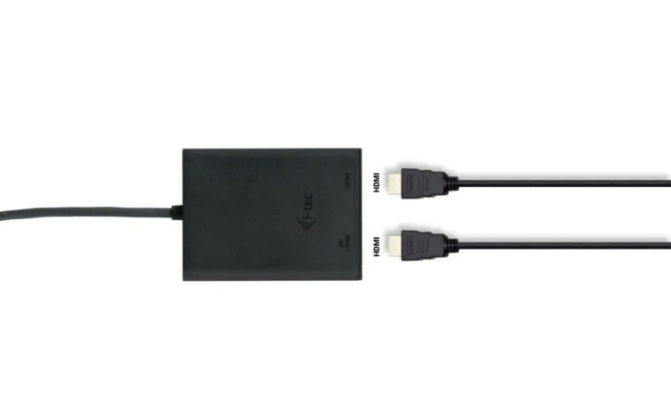 i-tec Adapter video USB-C Dual 4K/60Hz (single 8K/30Hz) HDMI