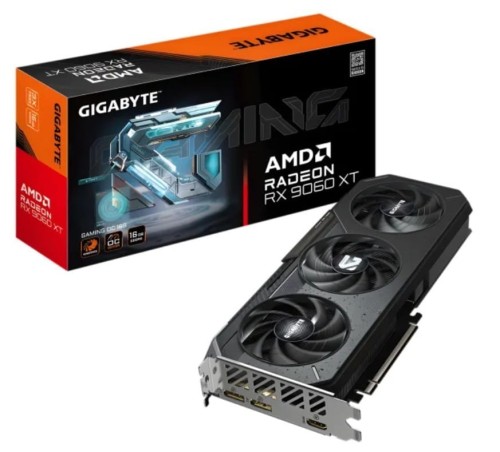 Gigabyte Karta graficzna Radeon RX 9060 XT GAMING OC 16G GV-R9060XTGAMING OC-16G