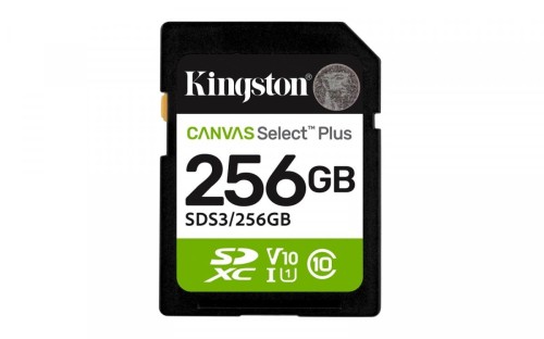 Kingston Karta pamięci SD 256GB Canvas Select Plus Gen3 150MB/s