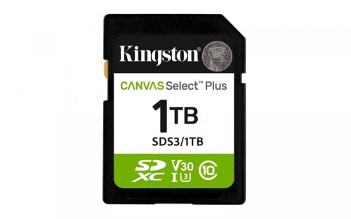 Kingston Karta pamięci SD 1TB Canvas Select Plus Gen3 150MB/s