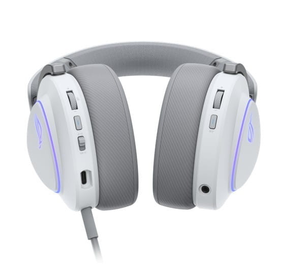 Asus Słuchawki ROG Delta II Wireless 2.4GHz/BT/3.5 Białe
