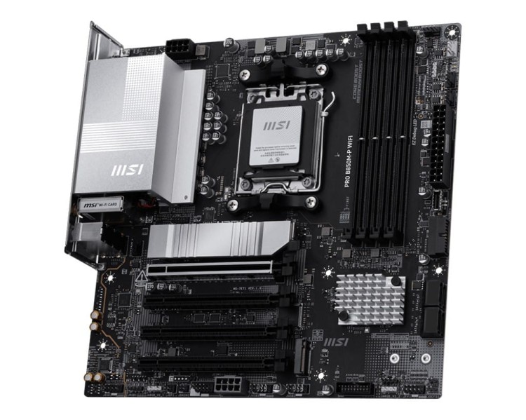 MSI Płyta główna PRO B850M-P WIFI AM5 4DDR5 ATX