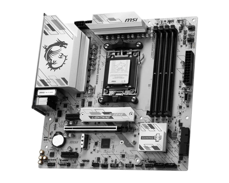 MSI Płyta główna B850M GAMING PLUS WIFI6E AM5 4DDR5 mATX