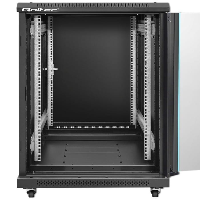 Qoltec Szafa RACK 19" | 15U | 600 x 600 x 855 | stalowa obudowa