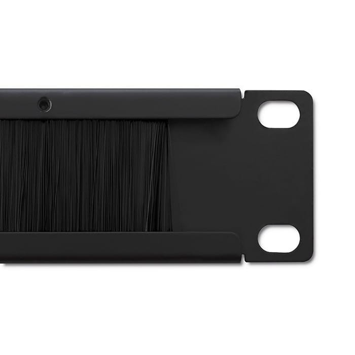 Qoltec Przepust szczotkowy do szaf RACK 19" | 1U
