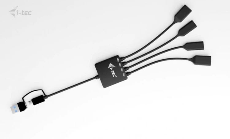 i-tec HUB USB-C/USB-A Cable 4 port (2x USB-C 2x USB-A)