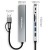 Qoltec HUB Adapter 8w1 USB-C/USB | USB-C | 4xUSB | SD/TF card | Jack    3.5mm TRRS