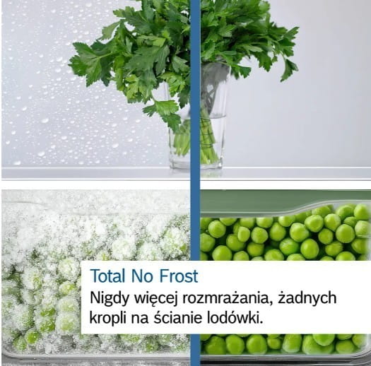 Bosch Chłodziarko-zamrażarka KGN33NSDB total no frost