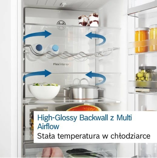 Bosch Chłodziarko-zamrażarka KGN33NSDB total no frost