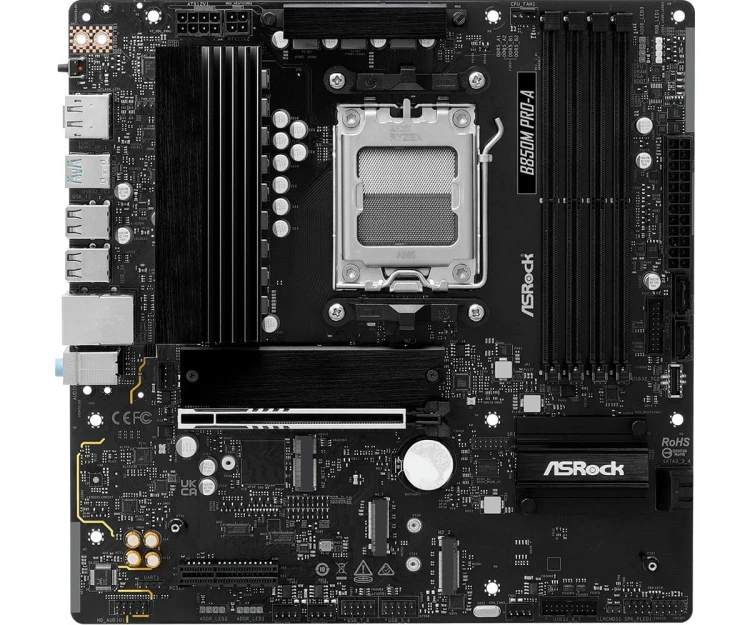 ASRock Płyta główna B850M PRO-A AM5 4DDR5 M.2 HDMI/DP mATX