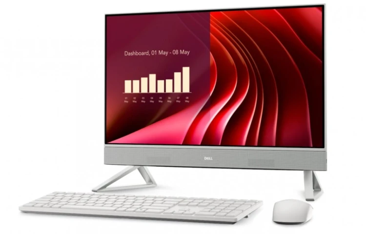 Dell Komputer Dell 24 All-in-One EC24250 Win11Pro 7-150U/16GB/1TB/23.8 FHD Touch/Intel Graphics/Cam/WLAN + BT/Backlit Kb/3Y ProSupport