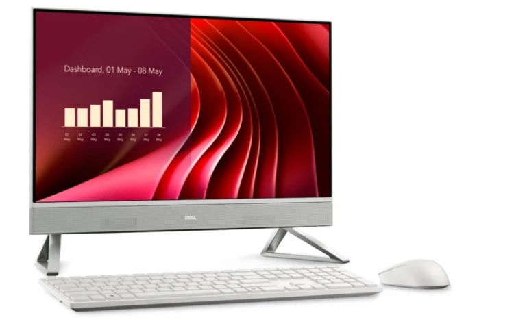 Dell Komputer Dell 24 All-in-One EC24250 Win11Pro 7-150U/16GB/1TB/23.8 FHD/Intel Graphics/Cam/WLAN + BT/Backlit Kb/ 3Y ProSupport