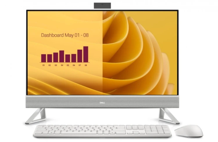 Dell Komputer Dell 27 All-in-One EC27250 Win11Pro 7-150U/32GB/2TB/27.0 FHD/Intel Graphics/Cam/WLAN + BT/Backlit Kb/3Y ProSupport
