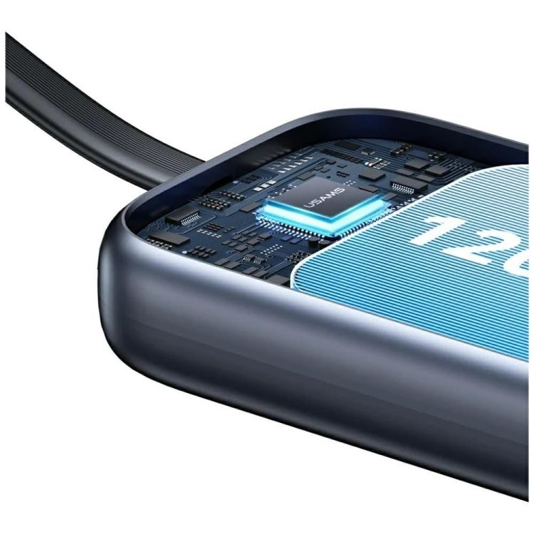 USAMS Powerbank Apple Watch 1200mAh ładowarka 2w1 - kabel USB-C CD245