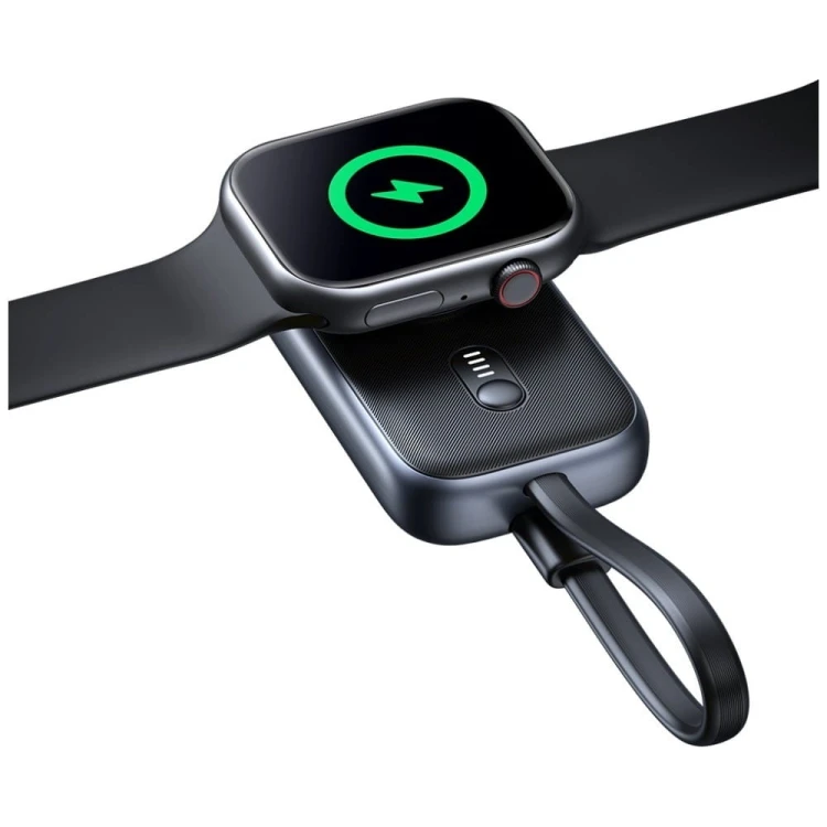 USAMS Powerbank Apple Watch 1200mAh ładowarka 2w1 - kabel USB-C CD245