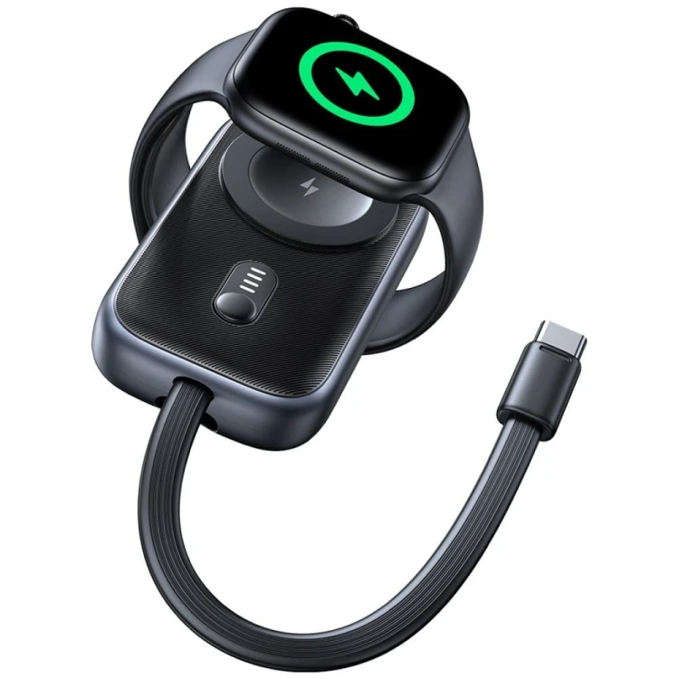USAMS Powerbank Apple Watch 1200mAh ładowarka 2w1 - kabel USB-C CD245