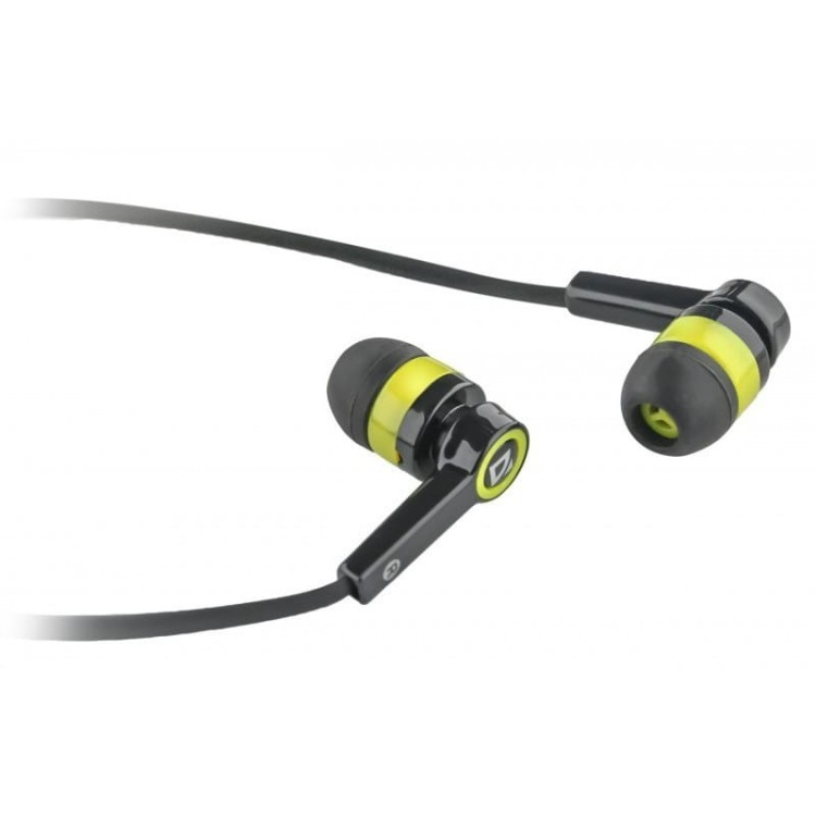 Defender Słuchawki douszne z mikrofonem PULSE 420 Czarno-żółte