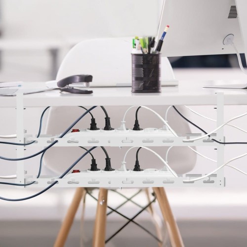 Maclean Organizer podbiurkowy na kable MC-102 W