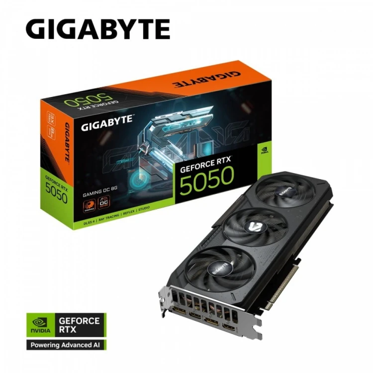 Gigabyte Karta graficzna GeForce RTX 5050 8G GAMING OC 8GB GDDR6 128BIT 2DP/2HDMI