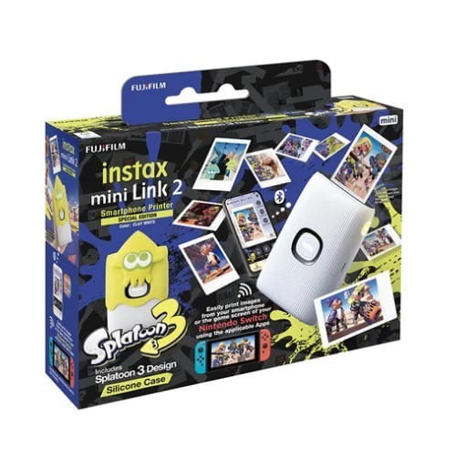 Fujifilm Instax Mini Link 2 Special Edition Nintendo (Clay White, Splatoon 3)