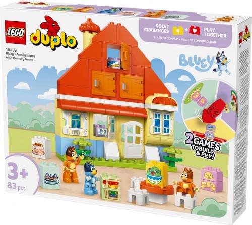 LEGO Klocki DUPLO Bluey 10459 Dom rodzinny Blue z grą pamięciową