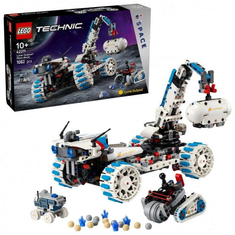 LEGO Klocki Technic 42211 Kosmiczny łazik księżycowy Lunar Outpost