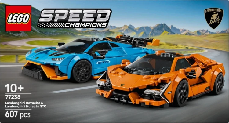 LEGO Klocki  Speed Champions 77238 Lamborghini Revuelto i Huracan STO